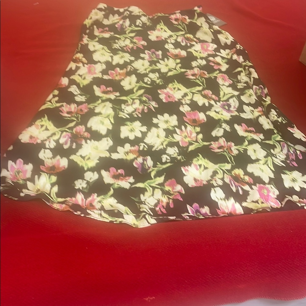 Vince Camuto Multicolor Floral Skirt